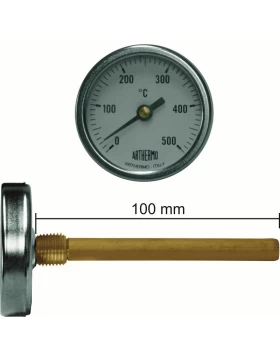 Θερμόμετρο Φούρνου & Ξυλόφουρνου 0°C-500°C με Πούρο 10cm Φ50